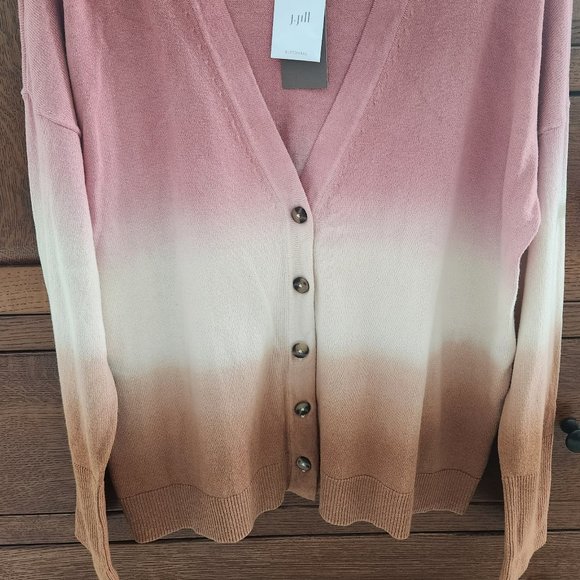 J Jill Dip-Dyed Sunset Cardigan - MP - Picture 3 of 3